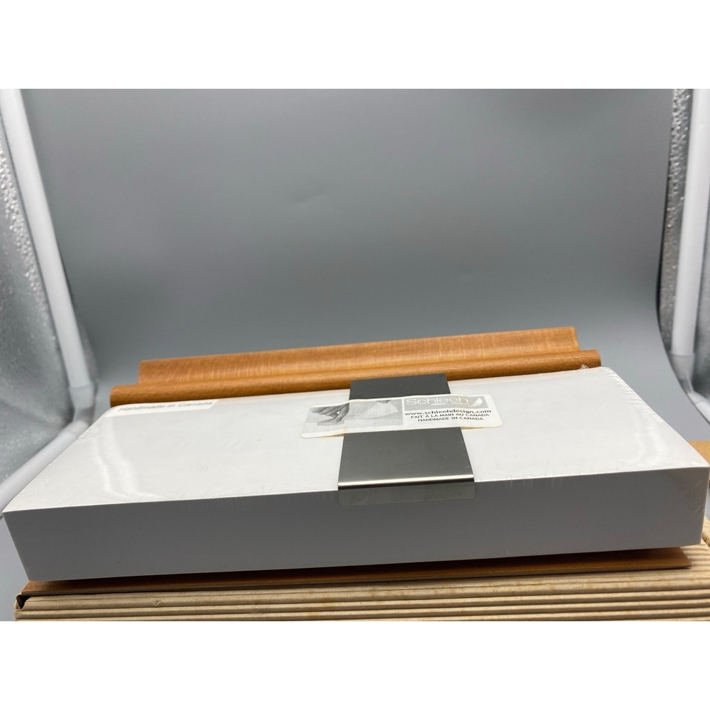 Minimalist Modern Design Cherry Wood Desk Pad holder Refillable Canada‎ Y2K
